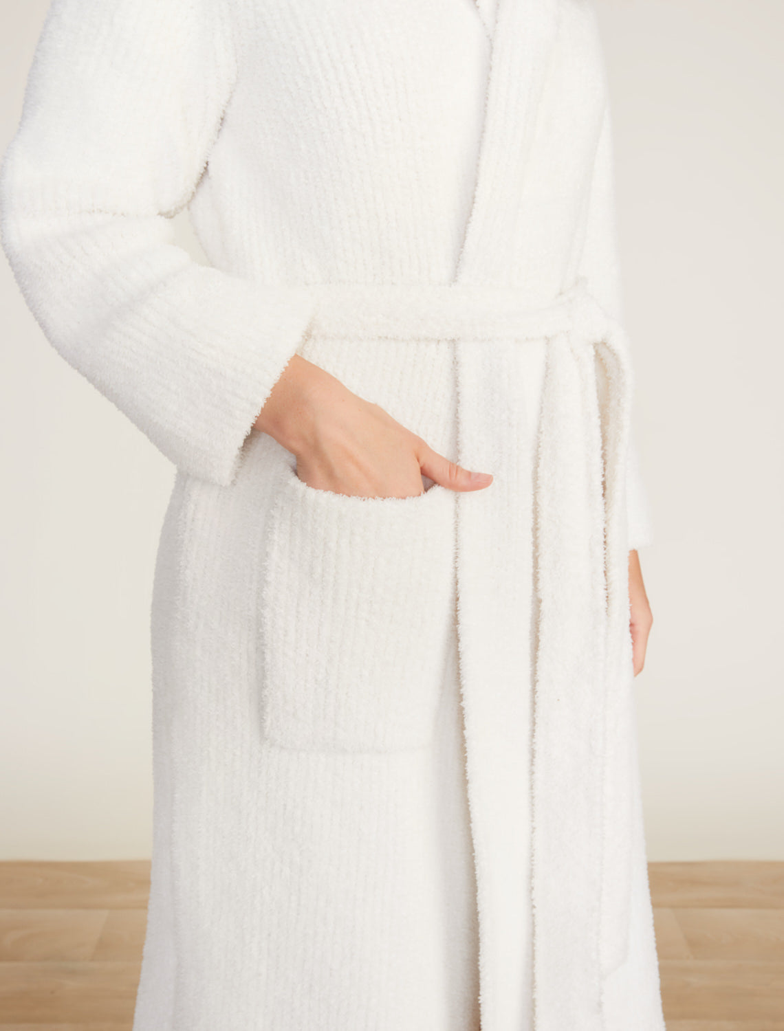 CozyChic Ribbed Hooded Robe