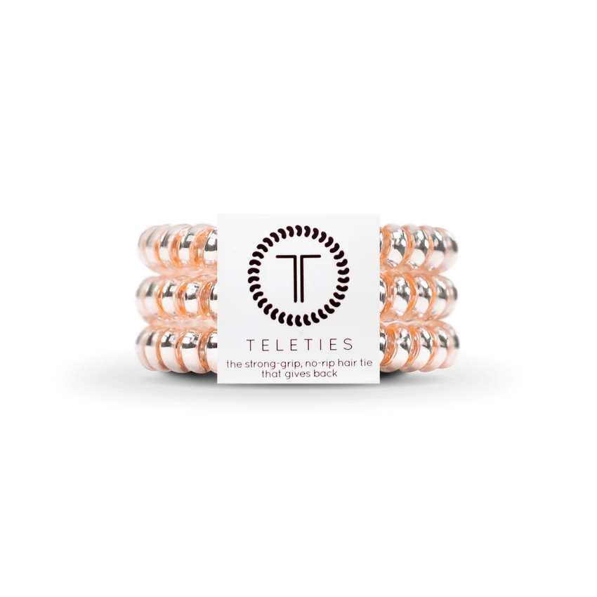 Small Spiral Hair Coils - Millennial Pink