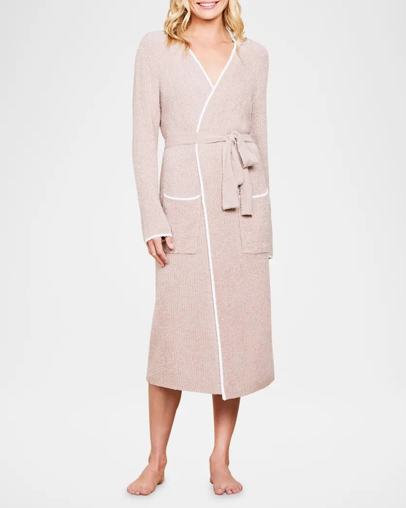 CozyChic Lite Contrast Ribbed Robe