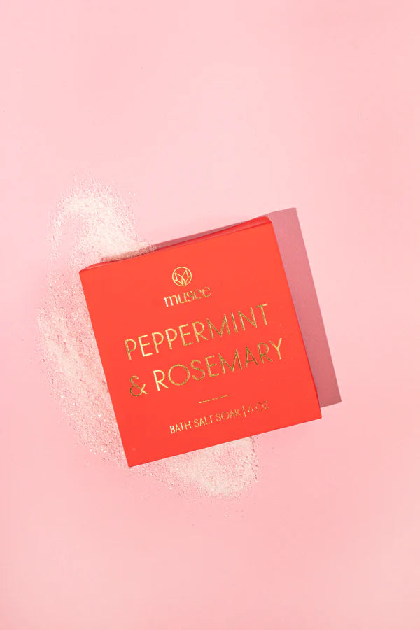 Peppermint & Rosemary Mini Salt Soak