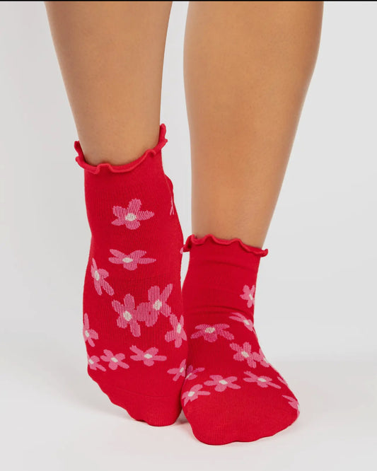 Women’s Bloom Quarter Grip Sock