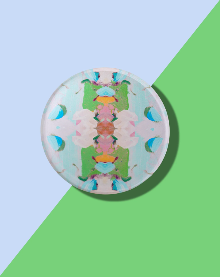 Monets Garden Green Coaster | Laura Park Designs X Tart