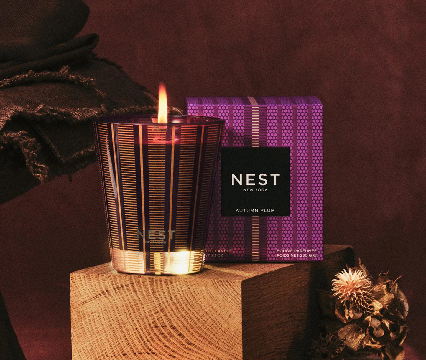 Autumn Plum Scented Candle