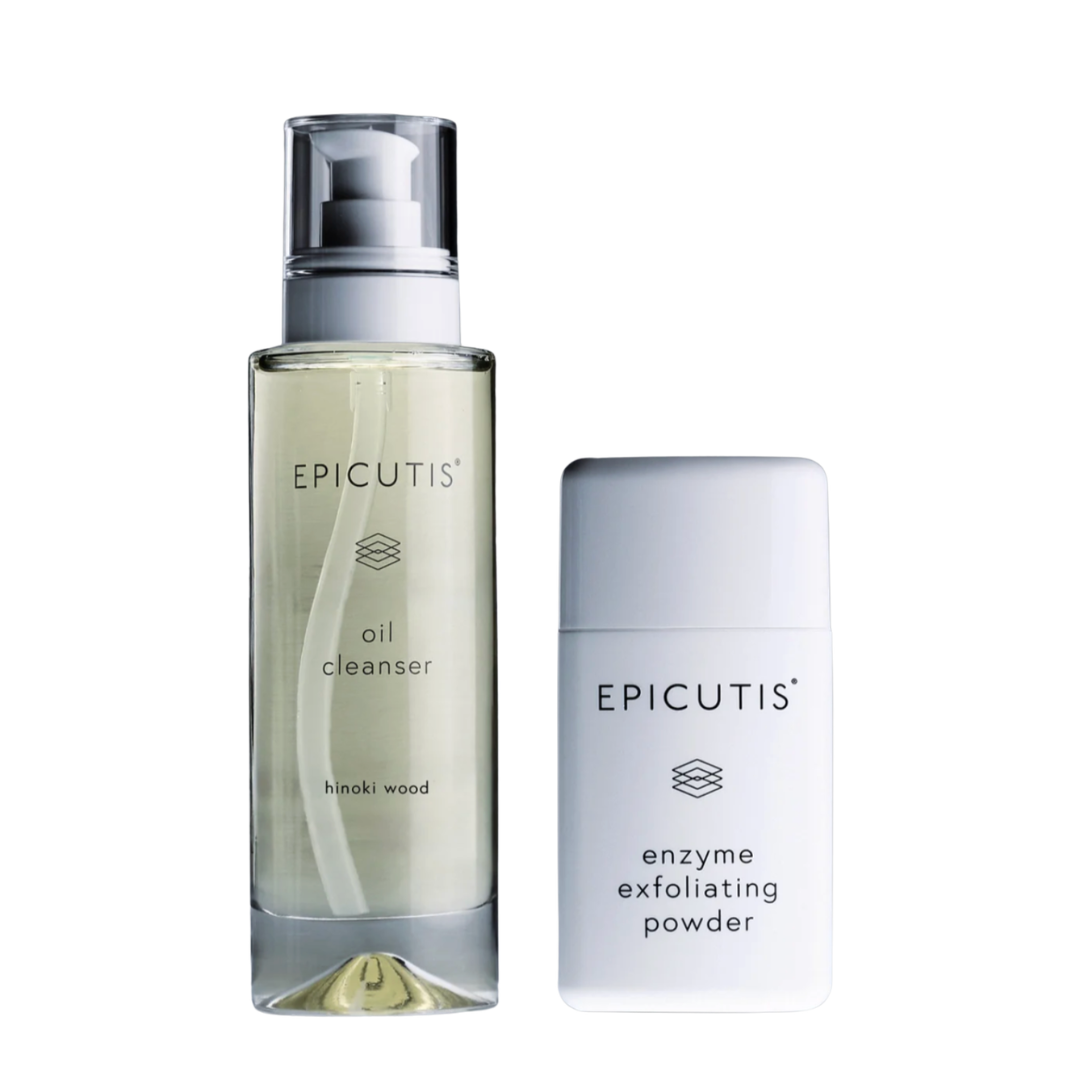 Epicutis Cleansing Essentials Set with cleanser and enzyme exfoliating powder