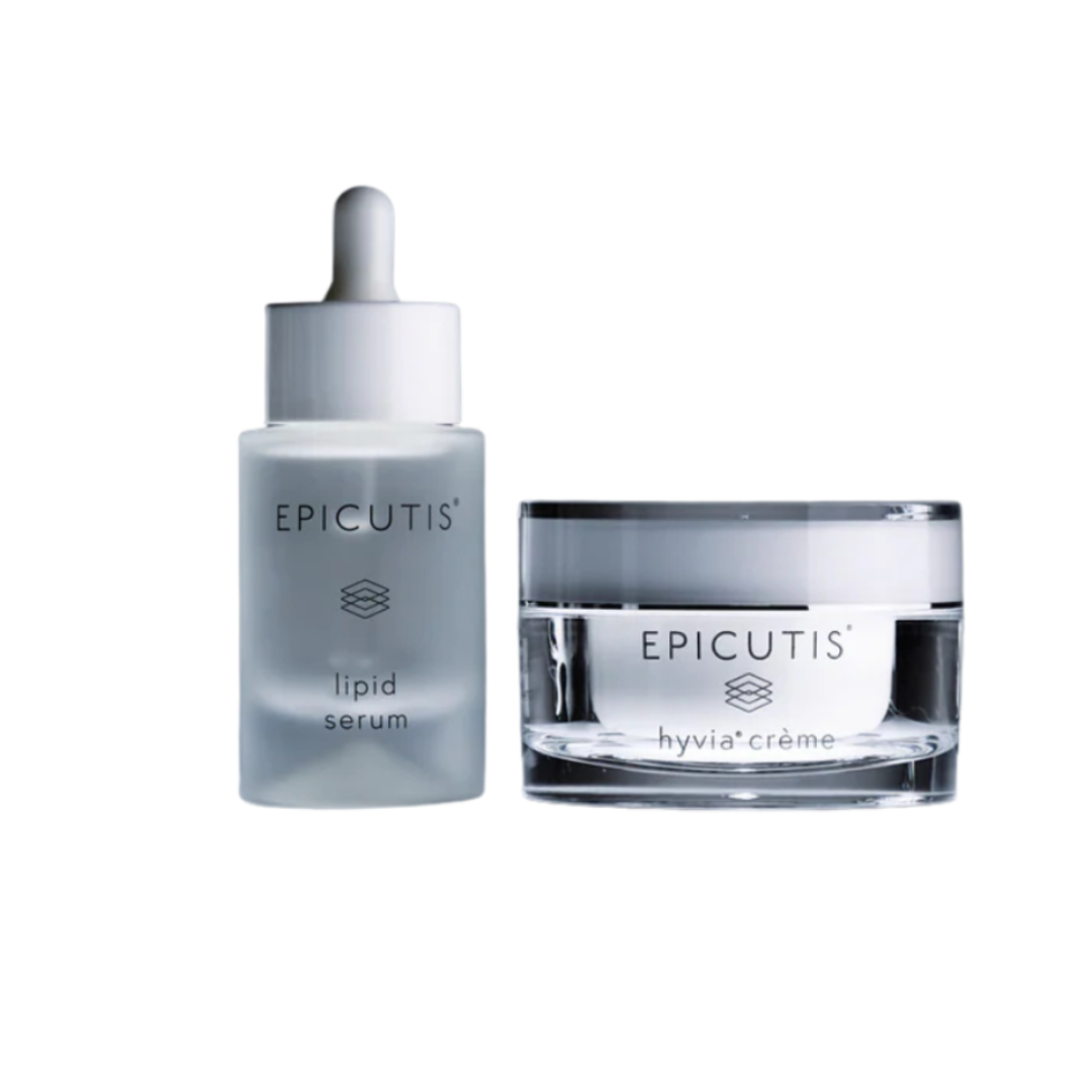 Epicutis Luxury Skincare Set featuring Lipid Serum and Hyvia Creme 
