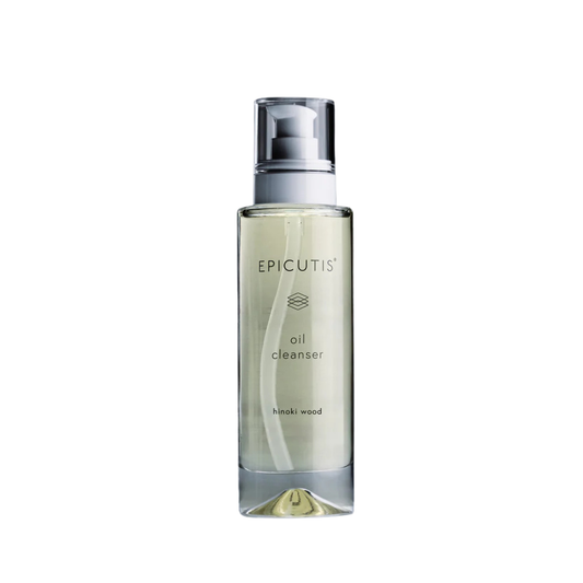 Epicutis Oil Cleanser nourishing facial cleanser that gently removes makeup, sunscreen, and impurities.