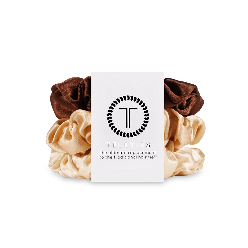 Large Silk Hair Scrunchie - For the Love of Nude