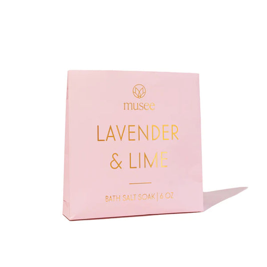 Lavender & Lime Mini Bath Salt Soak