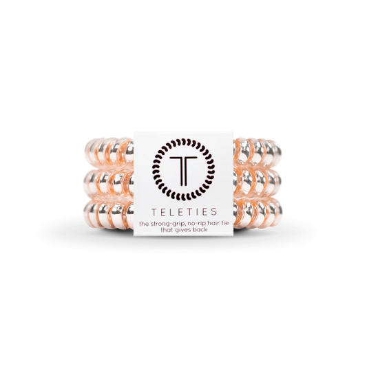 Small Spiral Hair Coils - Millennial Pink