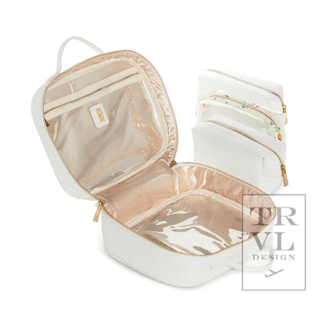 Woven White TRVL Case