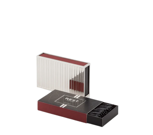 Silver Matchbox Holder Set